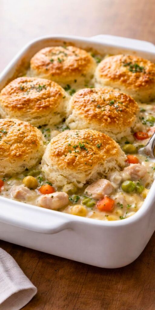 Ina Garten Chicken Pot Pie with Biscuits Recipe