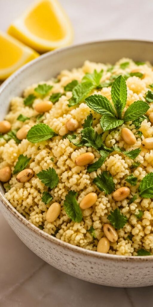 Ina Garten Couscous with Toasted Pine Nuts Recipe