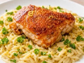 Ina Garten Crispy Chicken With Lemon Orzo Recipe