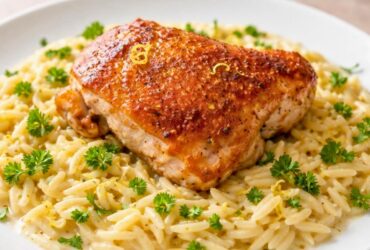 Ina Garten Crispy Chicken With Lemon Orzo Recipe