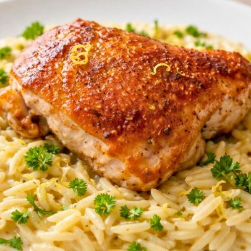 Ina Garten Crispy Chicken With Lemon Orzo Recipe