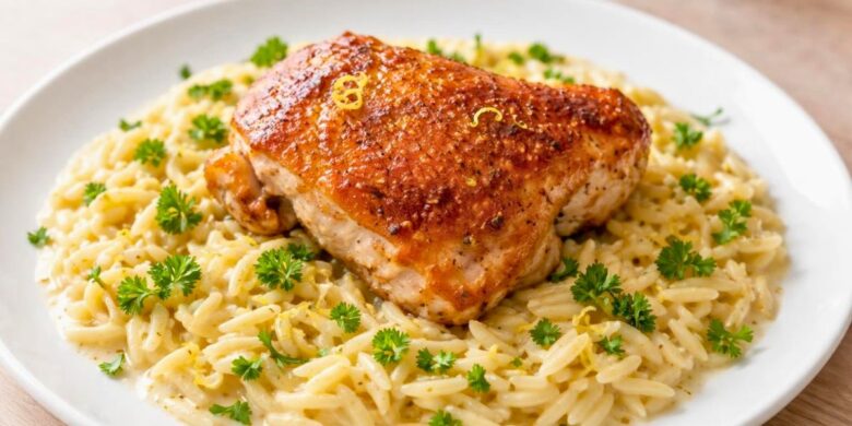 Ina Garten Crispy Chicken With Lemon Orzo Recipe
