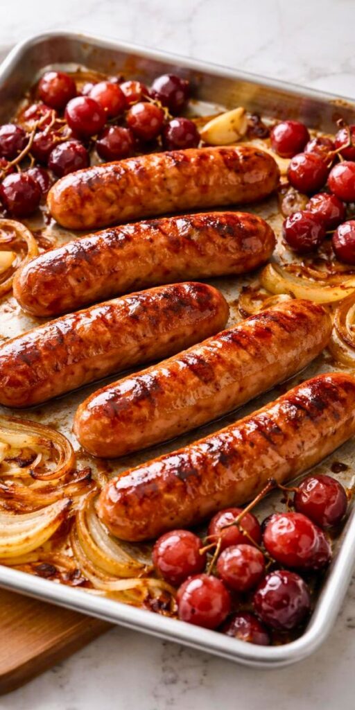 Ina Garten Roasted Sausage and Grapes Recipe