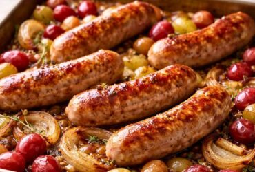 Ina Garten Roasted Sausage and Grapes Recipe