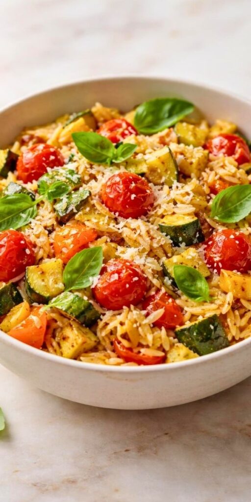 Ina Garten Roasted Vegetable Orzo Recipe