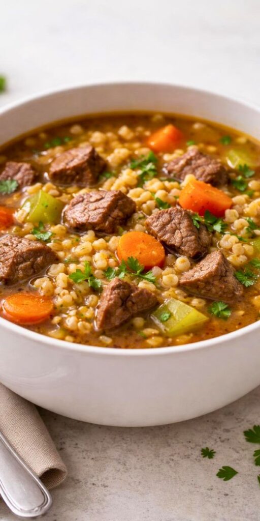 Pioneer Woman Beef Barley Soup Recipe