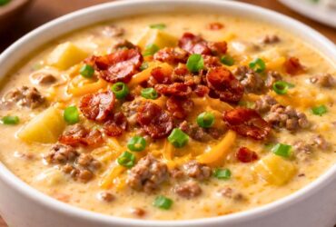 Pioneer Woman Crockpot Cheeseburger Soup Recipe