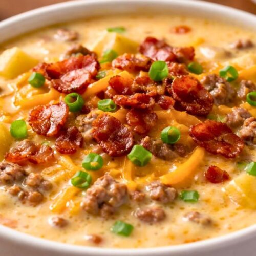 Pioneer Woman Crockpot Cheeseburger Soup Recipe