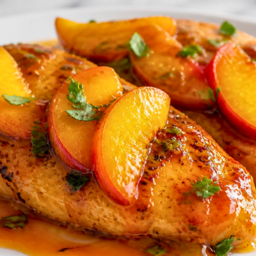 Bobby Flay Peach Chicken Recipe