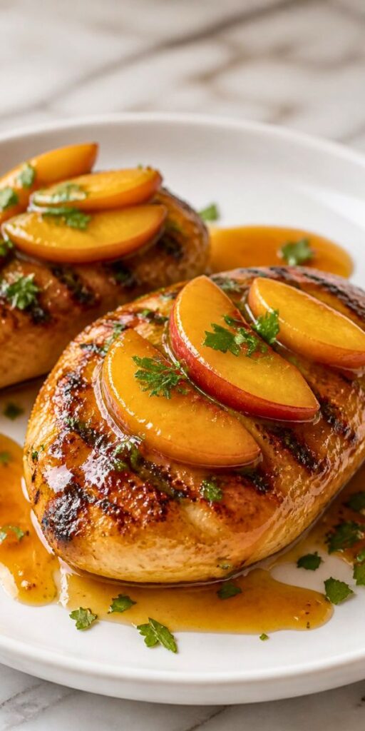 Bobby Flay Peach Chicken Recipe