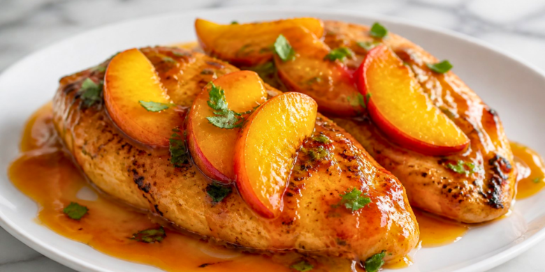 Bobby Flay Peach Chicken Recipe