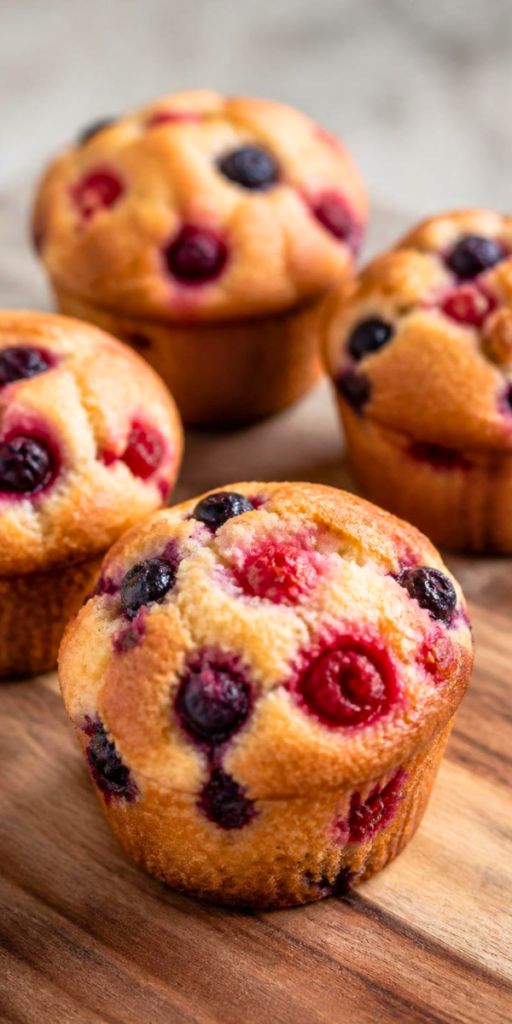 Ina Garten Tri Berry Muffins Recipe