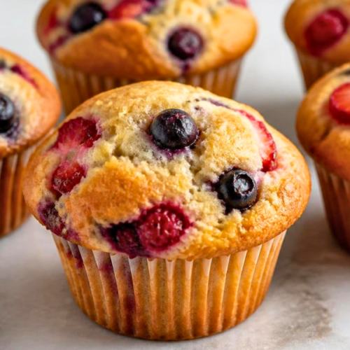 Ina Garten Tri Berry Muffins Recipe