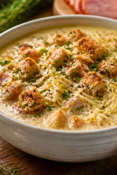 Chicken Cordon Bleu Soup Recipe